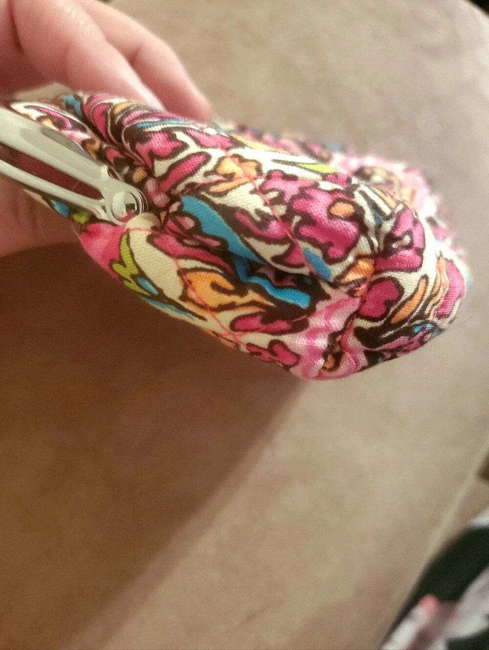 Vera Bradley Sunburst Floral Kisslock Coin Purse - Picture 5 of 9